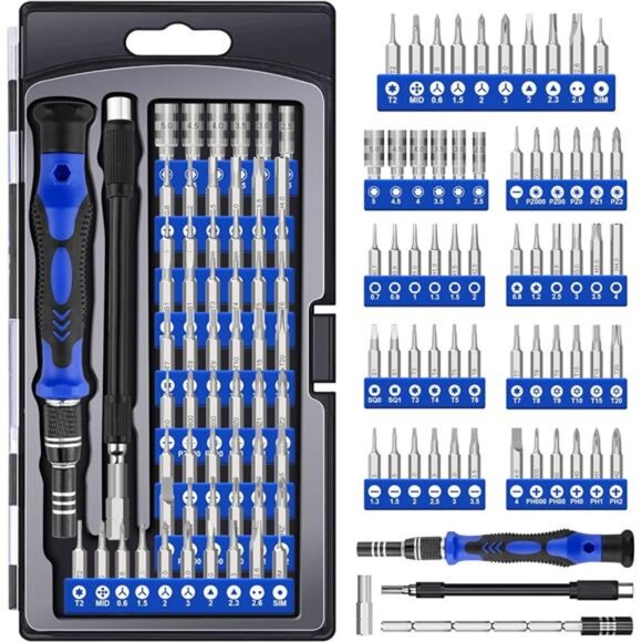 Precision Screwdriver Kit, Electronics Repair Tool Kit, Magnetic Driver Kit - Picture 1 of 7